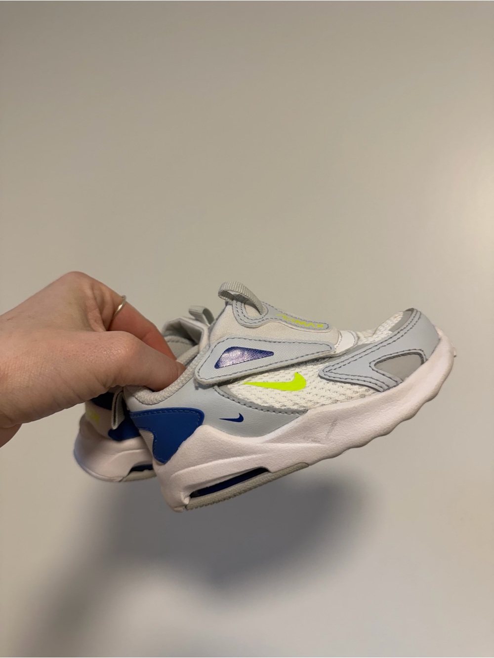 Nike Air Max Bolt Toddler Sneakers - White/Blue/Volt